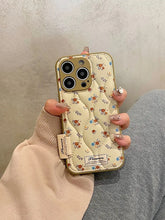 Floral Soft Leather Texture Phone Case